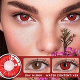 Popxstar Halloween Cosplay Lenses 2PCS  Color Contact Lenses for Eyes Blue Lense Fashion Lenses Beauty Makeup Anime Lenses