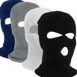 Popxstar Mask 3 Hole Full Face Mask Ski Mask Winter Cap Balaclava Motorcycle Helmet Full Helmet