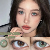 Popxstar Korean Lenses Colored Contact Lenses with Degree Myopia Lenses Blue Eye Lens Graduated Contact Lenses