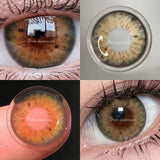 Popxstar 1Pair Myopia Color Contact Lenses Color Lens Eyes Lentillas Verdes Naturales Lenses With Diopters Fashion Lenses