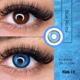 Popxstar 1 Pair Colored Contact Lenses for Eyes Blue Eye Lenses Green Contact Lenses Gray Lense Big Eye Lense