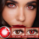 Popxstar Halloween Cosplay Lenses 2PCS  Color Contact Lenses for Eyes Blue Lense Fashion Lenses Beauty Makeup Anime Lenses