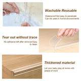 Popxstar Nano Tape Single Sided Tape Transparent Reusable Waterproof Adhesive Tapes Cleanable Kitchen Bathroom Supplies Tapes