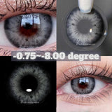 Popxstar 1Pair Myopia Color Contact Lenses Color Lens Eyes Lentillas Verdes Naturales Lenses With Diopters Fashion Lenses