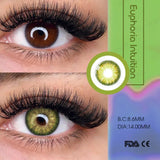 Popxstar 1 Pair Colored Contact Lenses for Eyes Blue Eye Lenses Green Contact Lenses Gray Lense Big Eye Lense