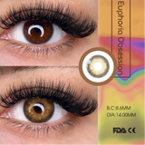 Popxstar 1 Pair Colored Contact Lenses for Eyes Blue Eye Lenses Green Contact Lenses Gray Lense Big Eye Lense