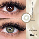 Popxstar 1 Pair Colored Contact Lenses for Eyes Blue Eye Lenses Green Contact Lenses Gray Lense Big Eye Lense