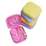 Popxstar Lovely Pocket Mini Contact Lens Case Travel Kit Easy Carry Mirror Lenses Box Container