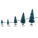 Popxstar 5-16cm Mini Christmas Tree arbol de navidad Fake Pine Trees DIY Photo Prop for Home Decoration Christmas New Year Gift