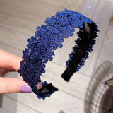 Popxstar Lace Hair Hoop Women Korean Hair Pressure Bezel Headband Fashion Spring Summer New Headwear Hair Accessories