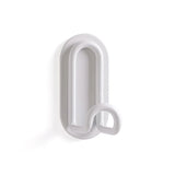 Popxstar Punch-free Metal Hook Strong Viscose Adhesive Hook Load-bearing Door Back Wall Bathroom Kitchen Key Seamless Nail Clothes Hanger