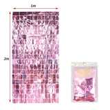 Popxstar Birthday Party Decorations Glitter Curtain 2m Length Shimmer Wall Backdrop Wedding Baby Shower Backdrops Curtain Sequin Wall