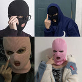 Popxstar Mask 3 Hole Full Face Mask Ski Mask Winter Cap Balaclava Motorcycle Helmet Full Helmet