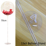 Popxstar Wedding Balloons Stand Balloon Holder Transparent Balloon Holder Kids Balloons Birthday Party Decorations Girl Party Decorations