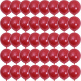 Popxstar 40/20Pcs 10inch Pomegranate Red Confetti Latex Balloons Wedding Globos Birthday baby shower House New year party Decorations