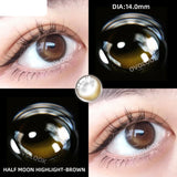 2 Tone Series Lenses Contact Lenses for Eyes Eye Contacts Natural Pupil Prescription Lenses Contacts Yearly Use