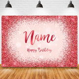 Popxstar Custom Name Photo Gold Silver Glitter Birthday Party Banner Backgrounds Baby Shower DIY Birthday Photography Backdrops Photocall