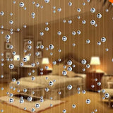 Popxstar Fashion Crystal glass bead Curtain Indoor Home Decoration Luxury Wedding backdrop Decoration supplies
