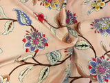 Popxstar 100% Silk Pillowcase Floral Both Sides Silk Pillow Case Cover Zipper Throw Pillow Cushion Multicolor