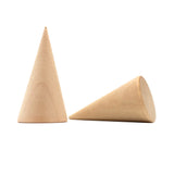 Popxstar 1/5/10PCS Wooden Cone Creative Ring Holder Jewelry Stand Display Earring Ring Holder Organizer Display Tool Jewelry Storage Supp