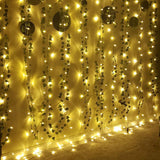 Popxstar 2.3m Silk Leaves Fake Creeper Green Leaf Ivy Vine 2m LED String Lights For Home Wedding Party Hanging Garland Artificial Flower