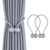 Popxstar Home Decorations 1Pc Pearl Magnetic Ball Curtain Tie Rope Simple Versatile Curtain Buckle for Curtains for Living Room Storage