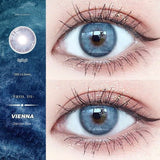 1 Pair Colored Contact Lenses for Eyes Russian Girl Blue Lenses Monet Green Eye Lenses Big Eye Fashion Lenses