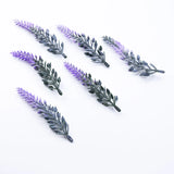 Popxstar 10Pcs Lavender Plastic Flower DIY Wedding Gifts Box Christmas Decorations for Home Christmas Garland Artificial Plants Cheap