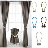 Popxstar Home Decorations 1Pc Pearl Magnetic Ball Curtain Tie Rope Simple Versatile Curtain Buckle for Curtains for Living Room Storage