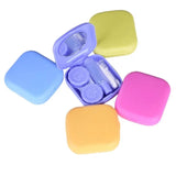 Popxstar Lovely Pocket Mini Contact Lens Case Travel Kit Easy Carry Mirror Lenses Box Container