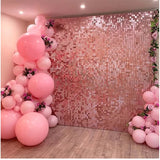 Popxstar Birthday Party Decorations Glitter Curtain 2m Length Shimmer Wall Backdrop Wedding Baby Shower Backdrops Curtain Sequin Wall