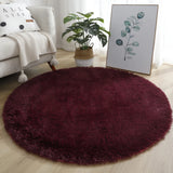 Popxstar 40/60/80cm Small Round Shaggy Rug Soft Anti-Skid Mat Living Room Bedroom Carpet Home Decor Winter Colorful Tie Dye Print Rugs