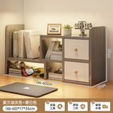 room inspo Desktop Bookshelf Retractable Height-Increasing Storage Rack Office Storage Rack Student Dormitory Bedroom Cosmetics Organizing Rack