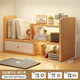 room inspo Desktop Bookshelf Retractable Height-Increasing Storage Rack Office Storage Rack Student Dormitory Bedroom Cosmetics Organizing Rack