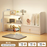 room inspo Desktop Bookshelf Retractable Height-Increasing Storage Rack Office Storage Rack Student Dormitory Bedroom Cosmetics Organizing Rack