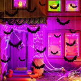 Popxstar indoor halloween decor ideas Halloween Hanging Bat Halloween Decoration Customized Halloween Flying Bat with Glowing Eyes