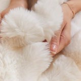 room inspo Bubble Velvet Double-Layer Blanket Thickened Warm Soft Light Luxury Style Imitation Rabbit Velvet Blanket Living Room Bedroom Sofa Blanket