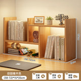 room inspo Desktop Bookshelf Retractable Height-Increasing Storage Rack Office Storage Rack Student Dormitory Bedroom Cosmetics Organizing Rack