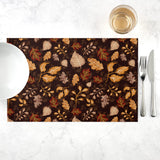 fall backgrounds iphone Thanksgiving Placemat Pumpkin Maple Leaf Decorative Tea Tablecloth Heat Insulation Non-Slip Western Placemat Cotton Linen Table Towel