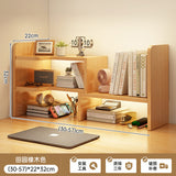 room inspo Desktop Bookshelf Retractable Height-Increasing Storage Rack Office Storage Rack Student Dormitory Bedroom Cosmetics Organizing Rack