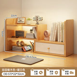 room inspo Desktop Bookshelf Retractable Height-Increasing Storage Rack Office Storage Rack Student Dormitory Bedroom Cosmetics Organizing Rack