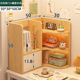 room inspo Desktop Bookshelf Retractable Height-Increasing Storage Rack Office Storage Rack Student Dormitory Bedroom Cosmetics Organizing Rack