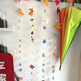 room ideas aesthetic Little Red Book DIY Flower Curtain Material Package Artificial Flower Homemade Flower Flap Rain Fish Line Package Suspension Door Curtain Decoration