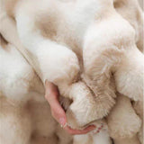 room inspo Bubble Velvet Double-Layer Blanket Thickened Warm Soft Light Luxury Style Imitation Rabbit Velvet Blanket Living Room Bedroom Sofa Blanket