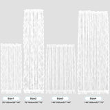 Popxstar Voile Sheer Door Curtains Transparent Floral French Door Curtains Semi-Sheer Window Drapes Tier Short Curtains Panels Rod Pocket