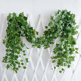 Popxstar 11M Artificial Plants Green Ivy Leaf Garland Fake Plants Climbing Hanging Vines Outdoor DIY Garden Wall Wedding Party Home Decor