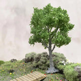 Popxstar 12cm Wire Tree Model Miniature Landscape Green Tree Decoration Mountain Sand Table DIY Material Scale Model Train Railway Layout