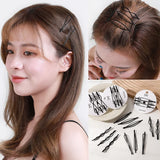 Popxstar 1/20Pcs Simple Black Hairpins for Women Barrettes Headwears Girls BB Clips Headdress Barrettes Korean Hair Styling Accessories