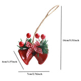 Popxstar Christmas Bells Christmas Tree Jingle Bells Hanging Pendant Xmas New Year 2024 Ornament Christmas Decoration