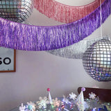 Popxstar Premium Foil Fringe Tinsel Garland Creative 2M 4 Layers Foil Banner Birthday Party Wedding Decoration Christmas Home Wall Decor